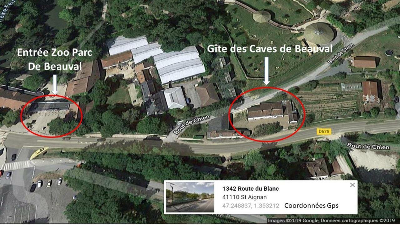 סנט-איגנן Gite Caves De Beauval מראה חיצוני תמונה